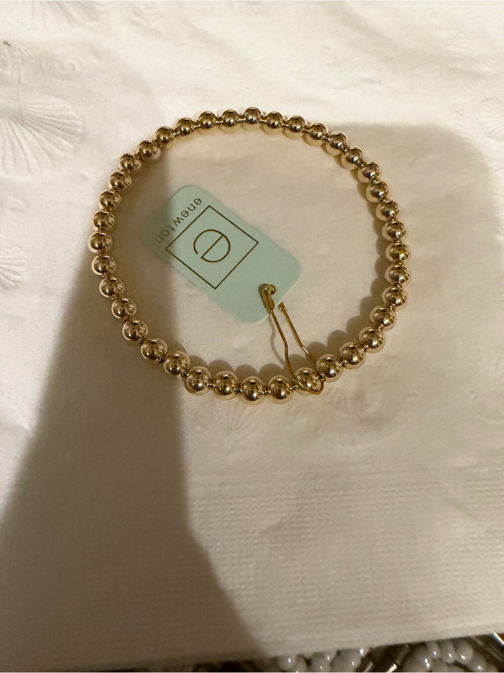 Enewton Classic 5mm Gold Beaded Stretch Bracelet Nwt — image 2 of 2